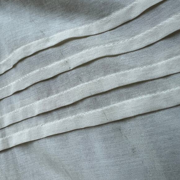 J Crew Petite Milano Dress In Cotton Voile XXS Petite Albescent Yellow FLAW - Picture 13 of 16